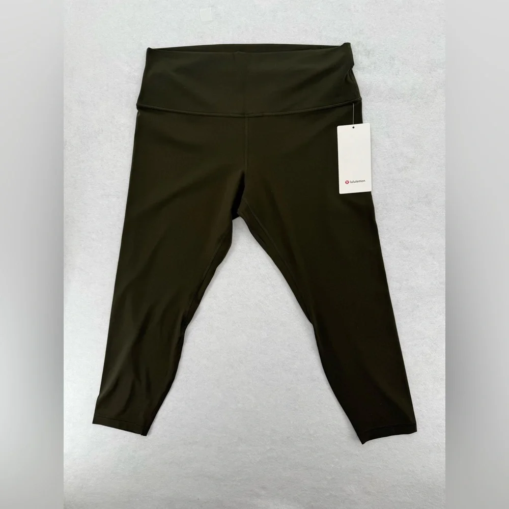 NWT Lululemon Align Pant II Dark‎ Olive Size 14